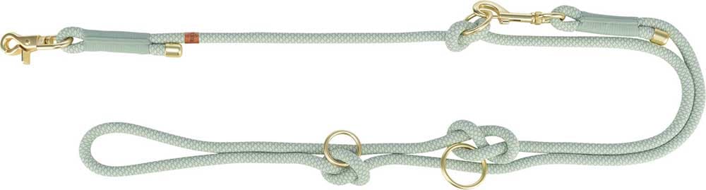Povodac za pse podesivi Soft Rope mint/sage Trixie 1984116