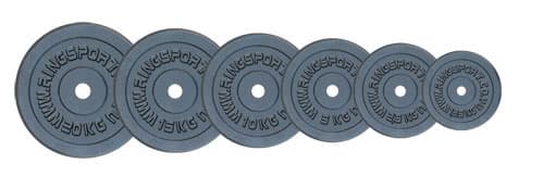 Tegovi 2x1.25kg crni standardni liveni - RX PLO1-1.25
