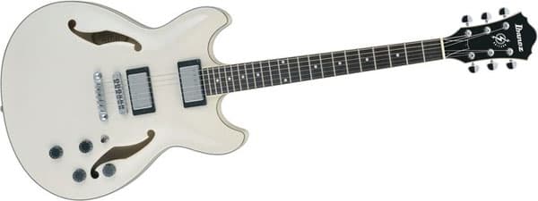 Poluakustična gitara Ibanez AS73 Ivory