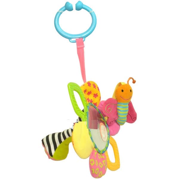 Igračka za bebu - Biba Toys Zvečka Glodalica  Veseli Cvet 6310010