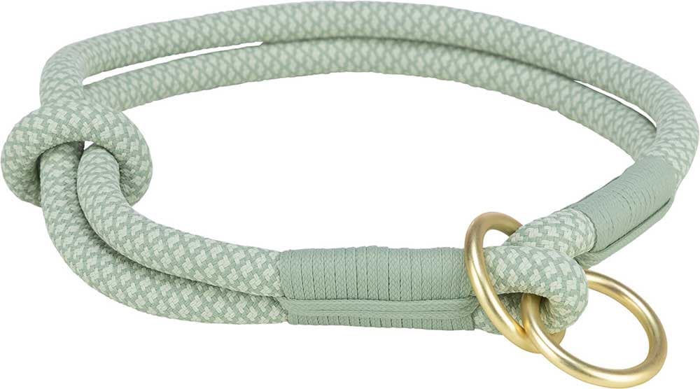 Ogrlica poludavilica za pse velikih rasa veličina L-XL Soft Rope mint/sage Trixie 1984816