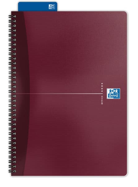 Sveska Oxford Office Essentials A4+ kvadratići Plum 06XO131
