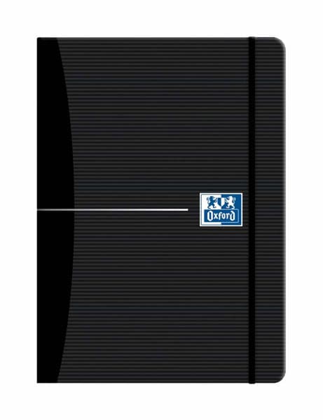 Sveska Oxford Office Signature for men A5 kvadratići 06XO751 Smart Black