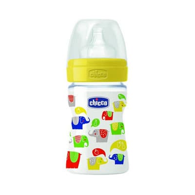 Chicco plastična flašica sa silikonskom cuclom Well-Being 150ml  0m+  70720008