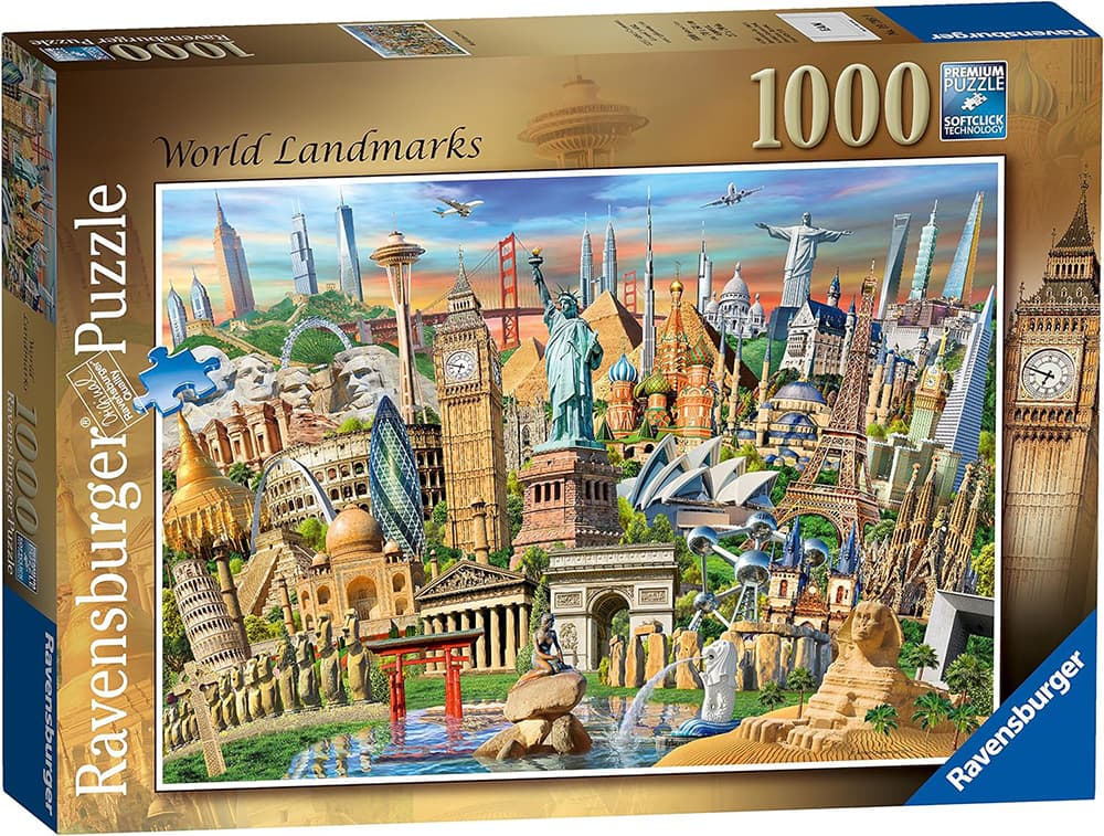 Puzzle slagalica 1000 delova Svetske znamenitosti Ravensburger 19798