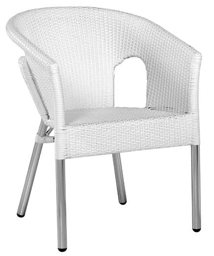 Stolica od Bambus i PP Ratana Royal 5 Deluxe White Wash