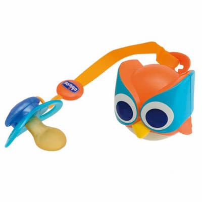 Chicco lančić za lažu sa kutijicom Sova 00587