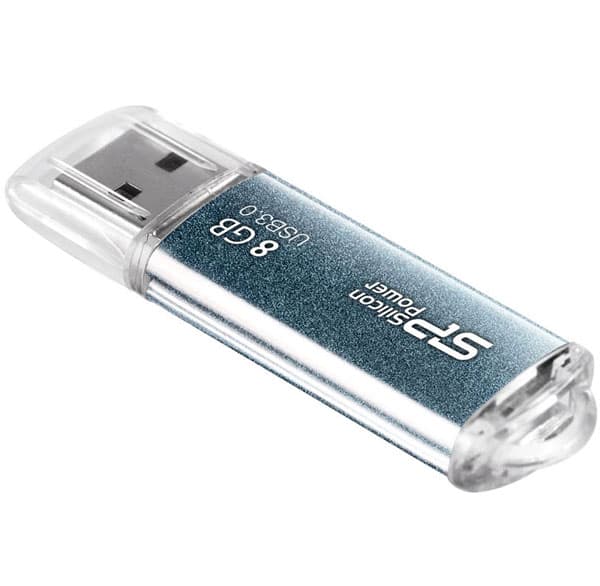 Silicon Power 8GB USB 3.0 Marvel M01 Icy Blue SP008GBUF3M01V1B
