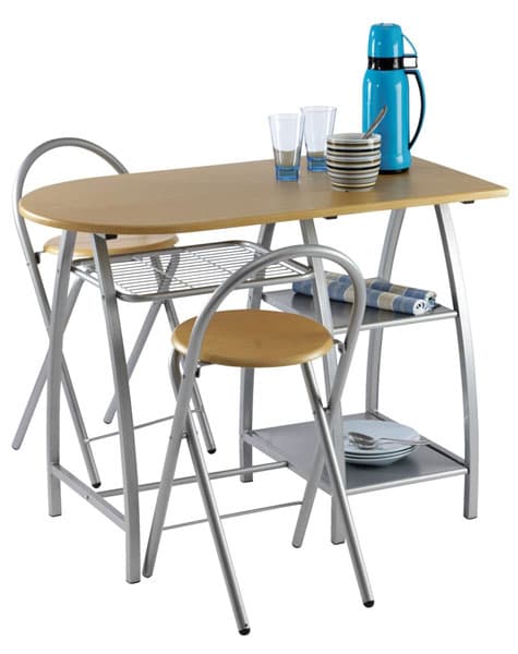 Trpezarijska garnitura Compact sto + 2 stolice