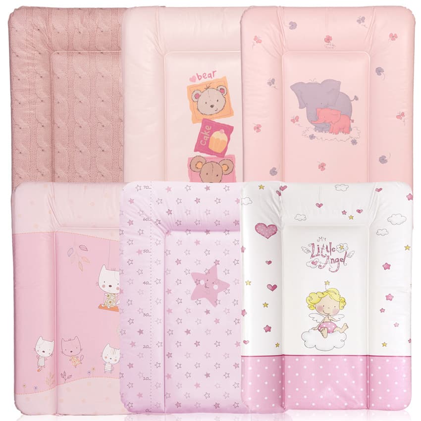 Lorelli Meka podloga 70cm za presvlačenje bebe Softy pink assorted 10130160007