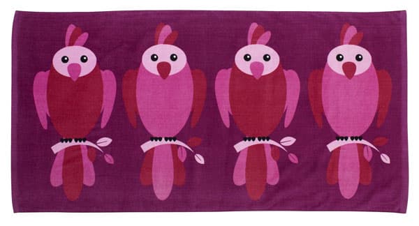 Peškir velur Parrot 70x120 cm