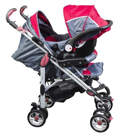 Primebebe Duo Kolica Smart Red
