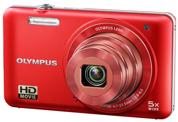Olympus kompaktni digitalni fotoaparat VG-160 crveni
