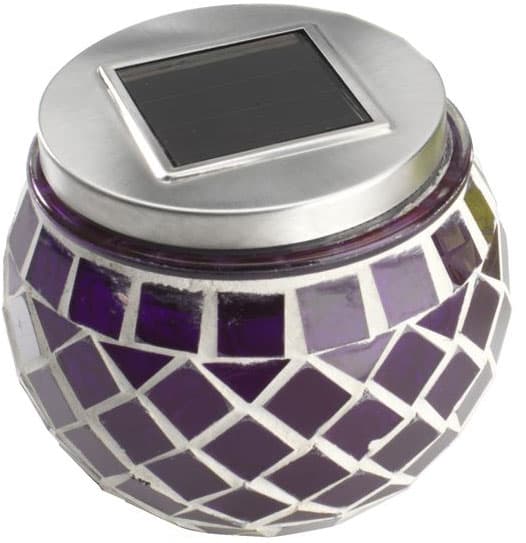Solarna lampa Baller ljubičasta