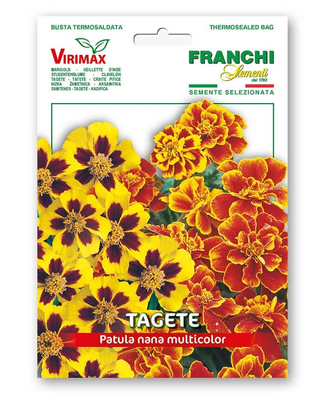 Seme za cveće Kadifa niska mix 10 kesica Franchi Sementi Virimax