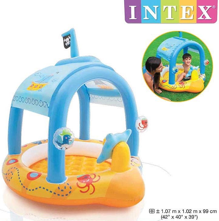 Bazen Za Bebe Sa Zaštitom od Sunčevih Zraka Pirat Intex 57426