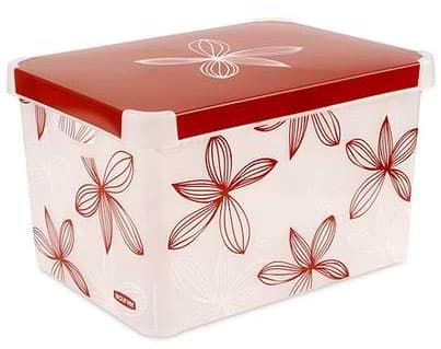 Curver kutija za odlaganje 25l Red&White CU 04711-L05