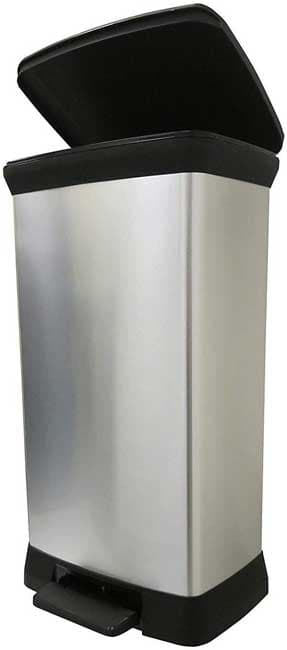 Curver kanta za otpatke 50L Deco srebrna CU 02162-582