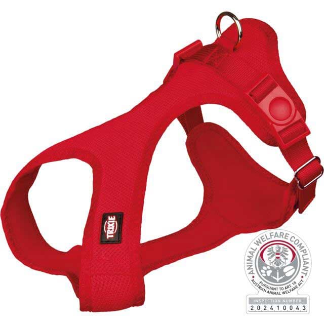 Pojas za šetnju Am za pse veličina S-M 35-60cm Comfort Soft red Trixie 16283