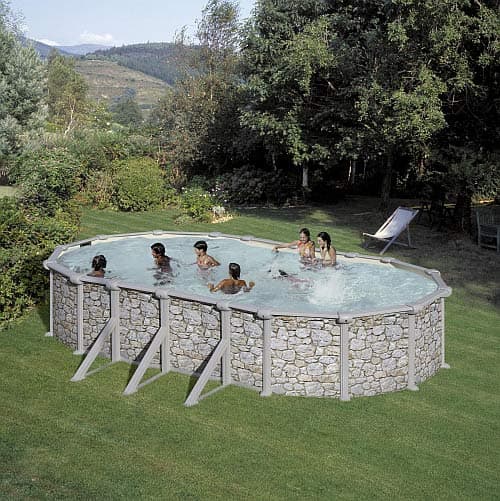 Montažni Ukopni Bazen PontAqua Rock 7.3 x 3.75 x 1.2 m