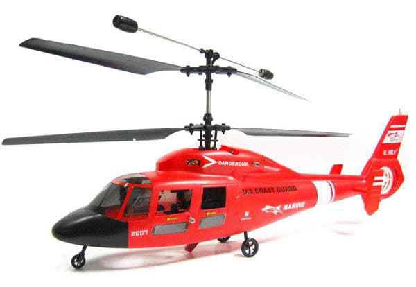 Helikopter na daljinsko upravljanje 2.4Ghz RTF Dauphin crveni