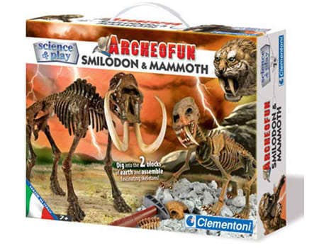 Clementoni arheološki komplet Mamut i Smilodon 21195