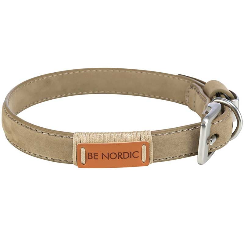 Trixie Kožna ogrlica za pse Be Nordic sand veličina L-XL 17551