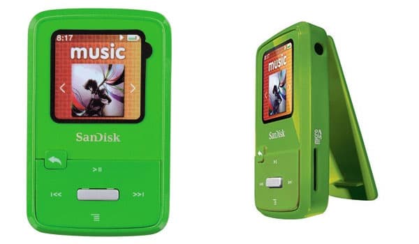 SanDisk MP3 plejer Sansa Clip+ 4GB zeleni, FM 66441