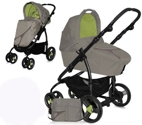 Bertoni Kolica Avio Caramel Green 10020021327
