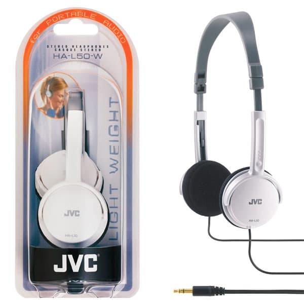 JVC sklopive slušalice HA-L50 bele