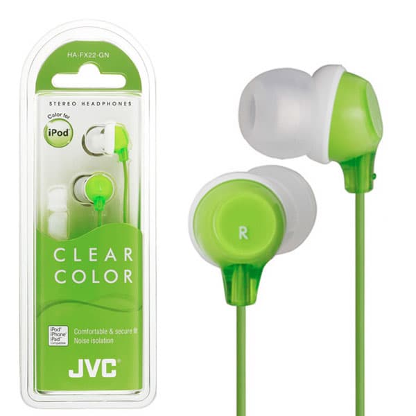 JVC stereo slušalice HA-FX22 zelene