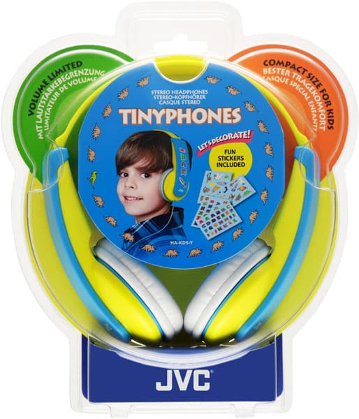 JVC Tinyphones slušalice za decu HA-KD5 žuta-plava