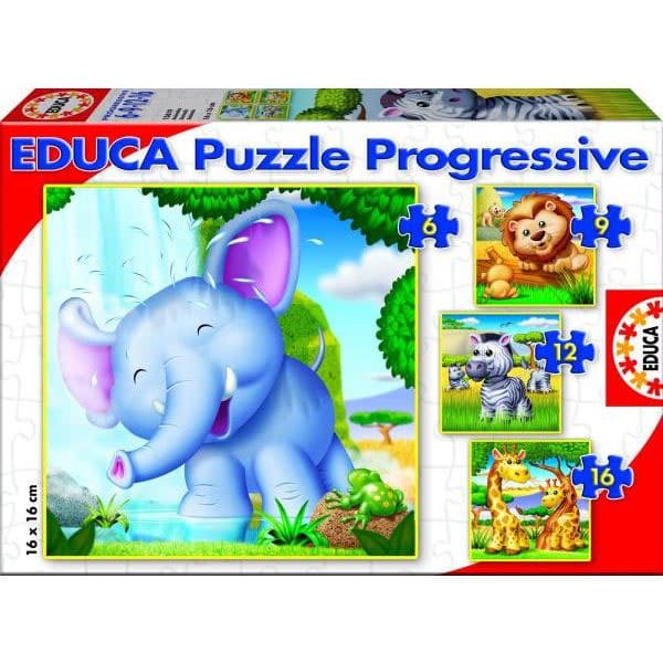 Educa slagalica Divlje životinje ED15619
