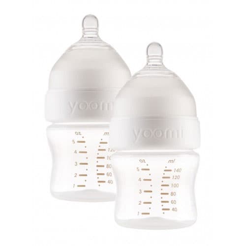 Yoomi set dve flašice po 140 ml i cucle sa malim otvorom Y25B