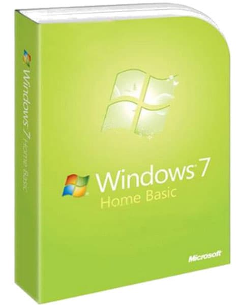 Microsoft Windows 7 Home Basic 64-bit Eng 1pk SP1 OEM DVD F2C-00909