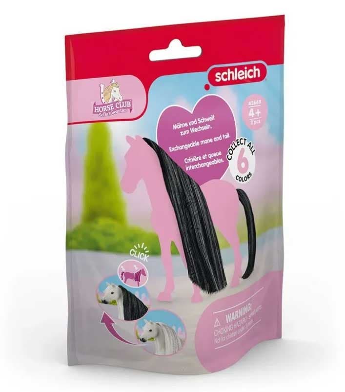 Schleich® Horse Club - Konji za ulepšavanje - Crna griva i rep za konja 42649