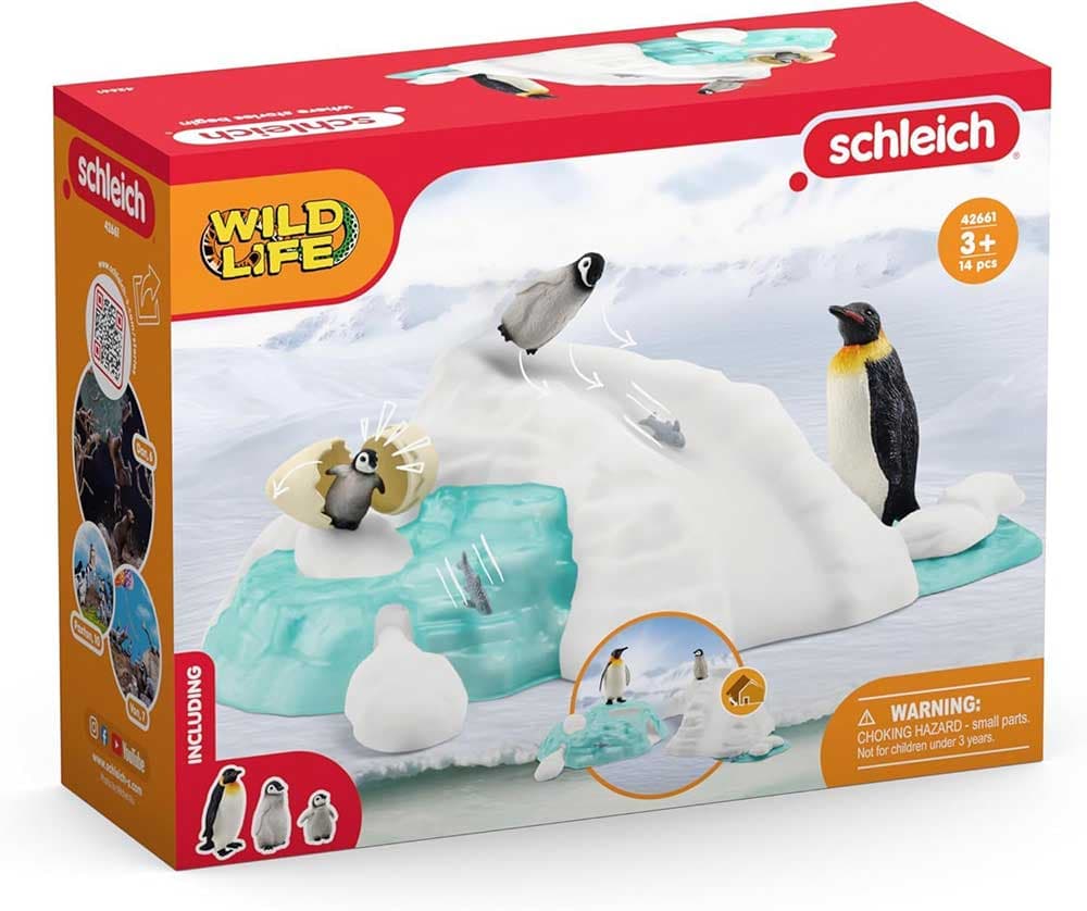 Schleich® Figure Divlje životinje Porodica kraljevskih pingvina se zabavlja 42661