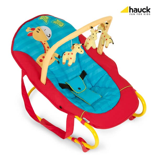 Hauck Bebi Ležaljka Bungee Deluxe Jungle Fun 5210083