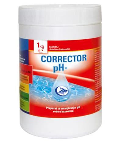 Sredstvo za smanjivanje PH vrednosti vode u bazenima PH minus korektor 1kg 15147