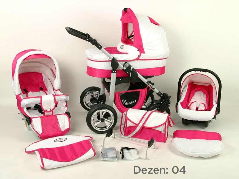 Kunert Kolica za bebe Silver Set 3u1 04