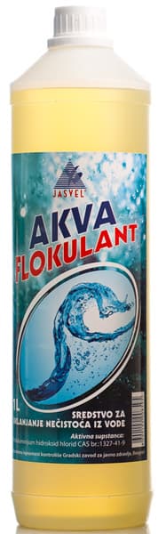 Tečno sredstvo za uklanjanje nečistoća iz vode u bazenima Aqua Flokulant 1L 0260300