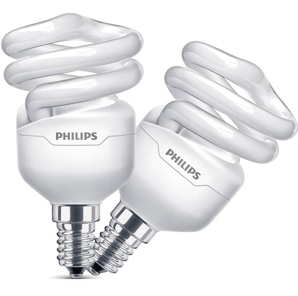 Štedljiva sijalica Philips Tornado T2 8W E14 WW PS163 2kom.