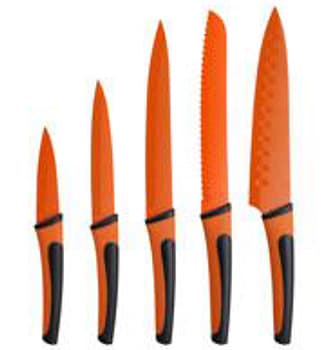 Bergner Nož set 5 kom Renberg Flash orange RB-2516-O
