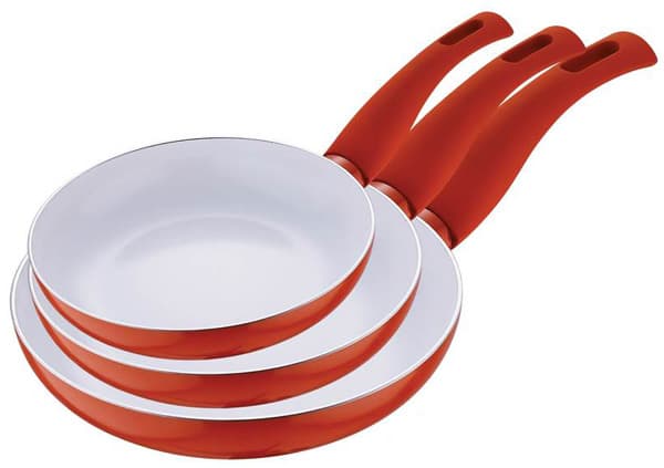 Bergner Keramički tiganji - Set od 3 kom Renberg orange RB-1008-O