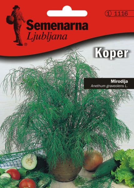 Mirođija - Anethum graveolens - seme 10 kesica Semenarna 1116