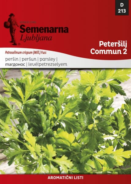 Seme za Peršun - lisnati domaći - 5 kesica Petroselinum crispum (Mill) Nym. Semenarna 213