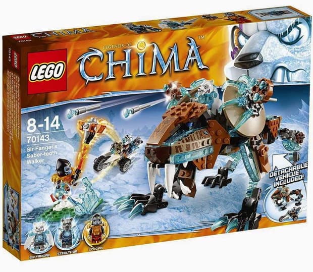 LEGO® Chima kocke Sir Fangars Saber-tooth Walker LE70143