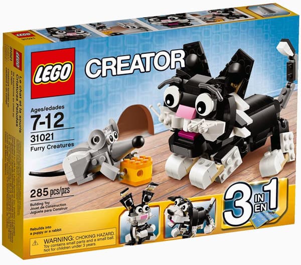 LEGO® Creator kocke 3u1 ljubimci Furry Creatures LE31021