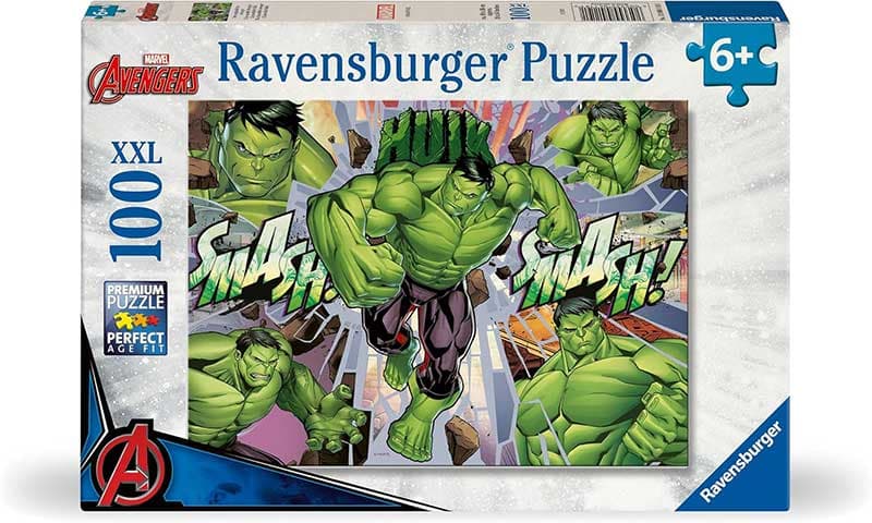 Puzzle slagalice za decu 100XXL delova Marvel Hero Hulk Ravensburger 12004119