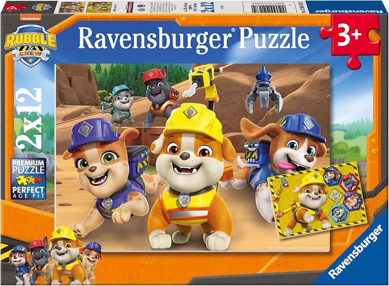 Slagalice puzzle za decu 2x12 delova Patrolne šape - Rabl Ravensburger 12004167